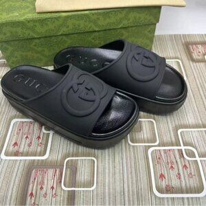 Gucci Black Slides
